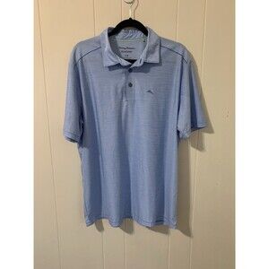Tommy Bahama Island Zone Mens Size Large L Golf Polo Activewear Blue